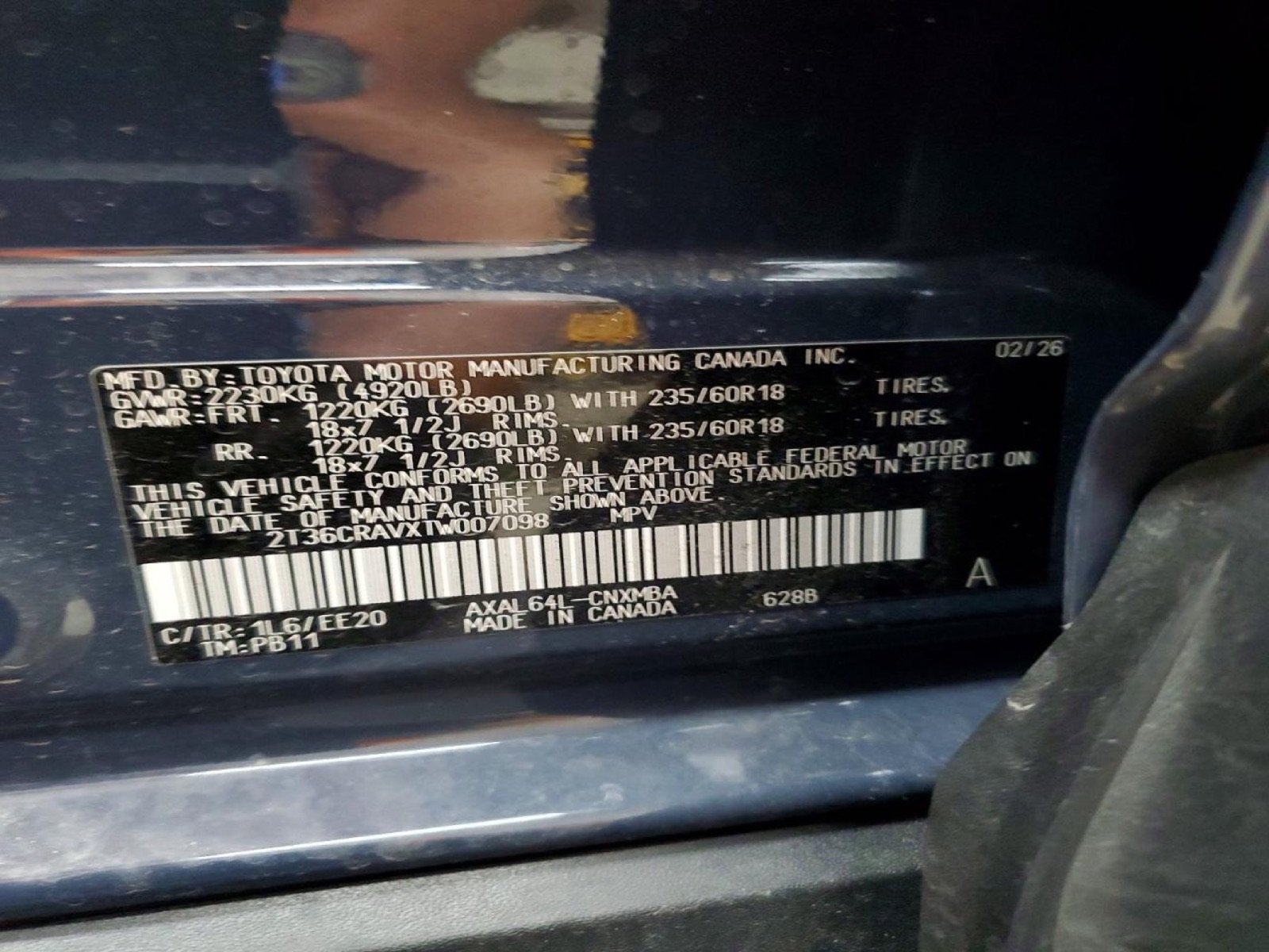 Additional photograph of 2026 Toyota RAV4 XLE Premium Hybrid